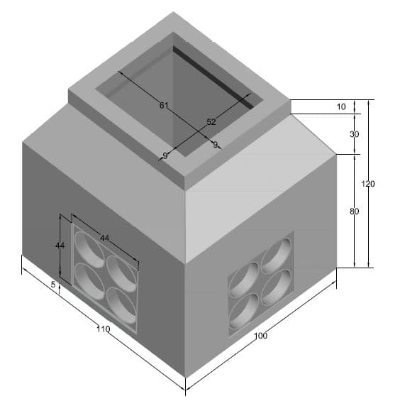 Arqueta A1 a 1.20