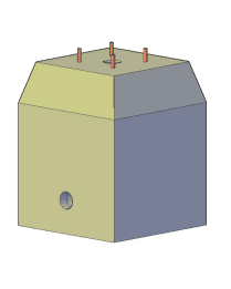 Basamento 80x80x100