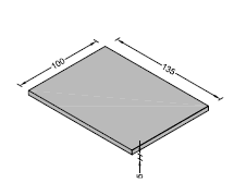 Meseta 100x135x5