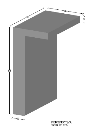 Peto HA para Fachadas 30x50x68