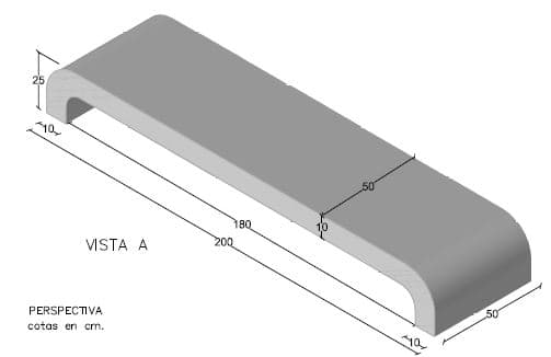 Banco de HA 50x25x200