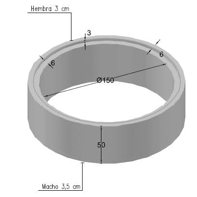 Anillo MH 150×50