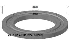 Anillo Modulo de Ajuste 600×60