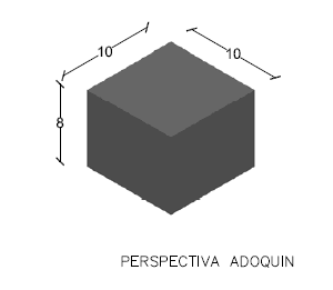 Adoquín Bicapa 10x10x8