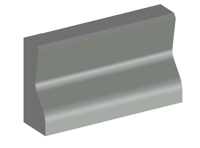 Bordillo Monocapa 18x40x70